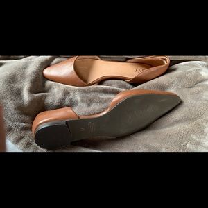 Brown Leather Flats Size 9.5
